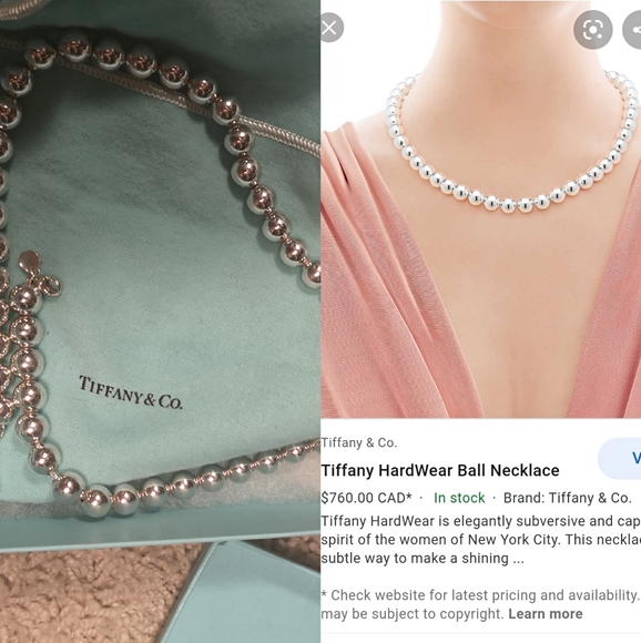 Tiffany & Co. Jewelry - Tiffany Hardware Ball necklace